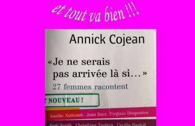"Je ne serais pas arrivée là si..."